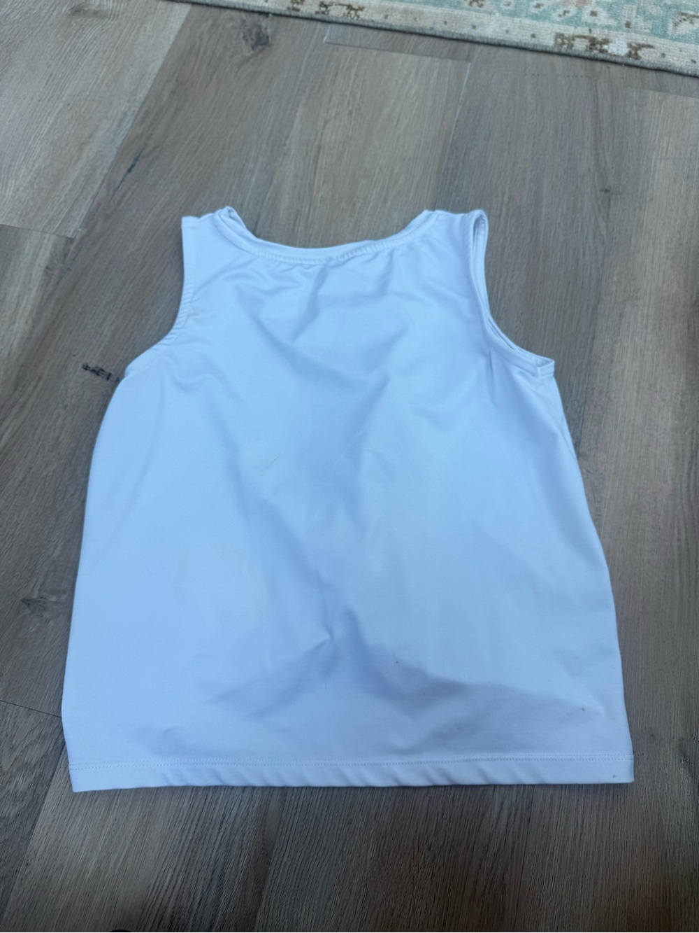 Honesty White Sleeveless Tank Top